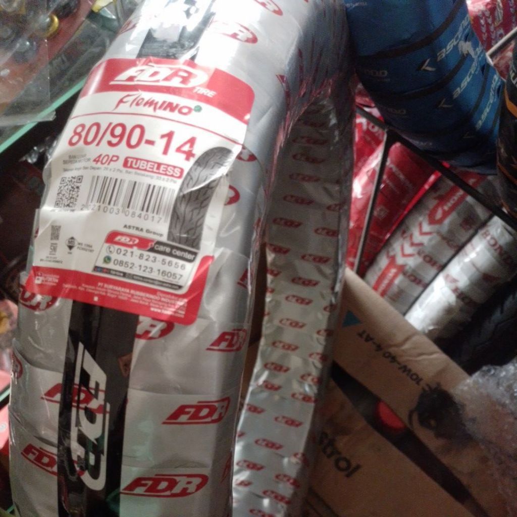 ban luar fdr-14 motor ring 14 tubles fdr 80/90-14 tubelesss