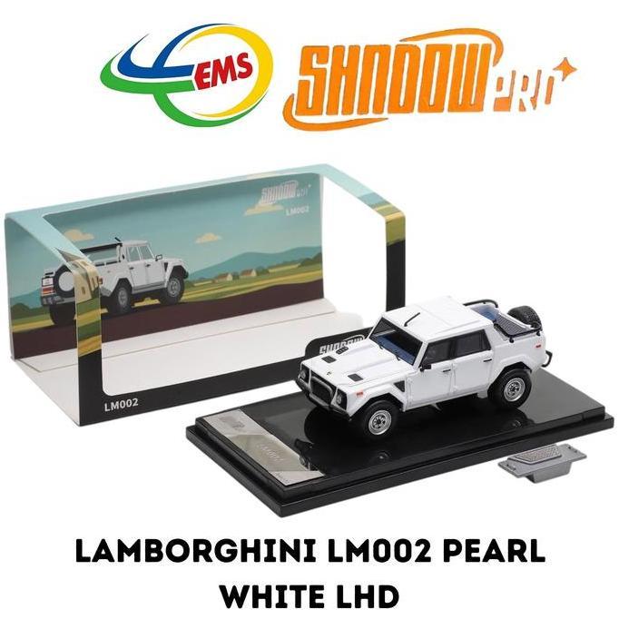 KS-094-504 - SHADOW PRO 1/64 LAMBORGHINI LM002 PEARL WHITE SMETOY