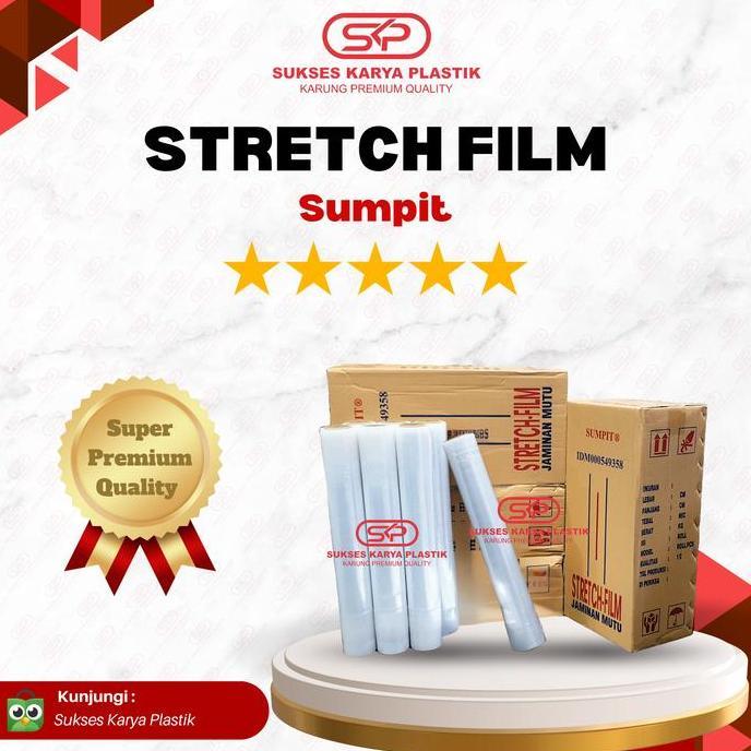 Syarafa_shop - STRETCH FILM SUMPIT IDM000549358 SHEET FILM SUMPIT PLASTIK WRAPPING