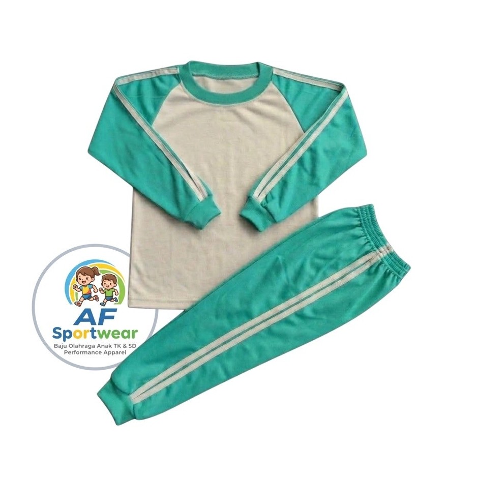 SETELAN BAJU TRAINING ANAK TK/PAUD OLAHRAGA COWOK CEWEK