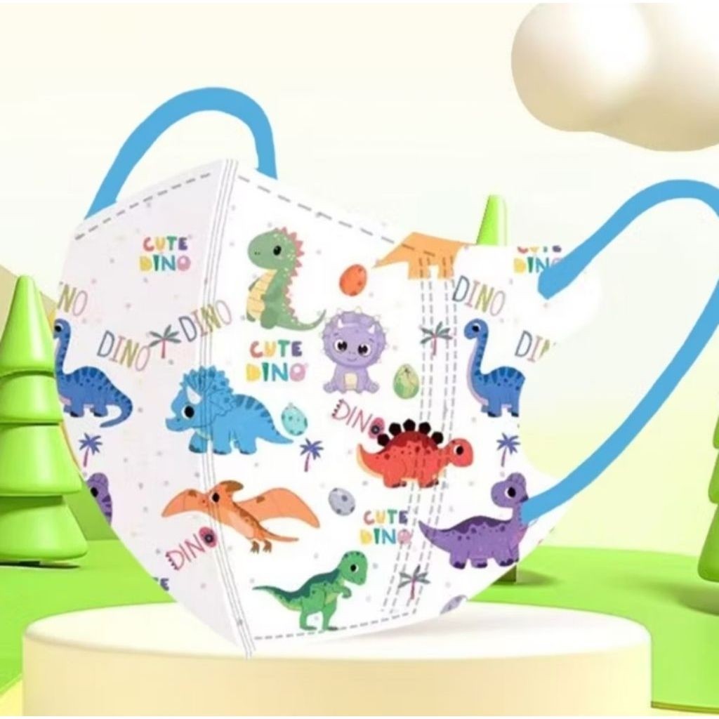 PREMIUM Masker duckbill bayi 0-3 th kemasan INDIVIDUAL PACKING / Masker bayi KF94 isi 10 Pcs Segel