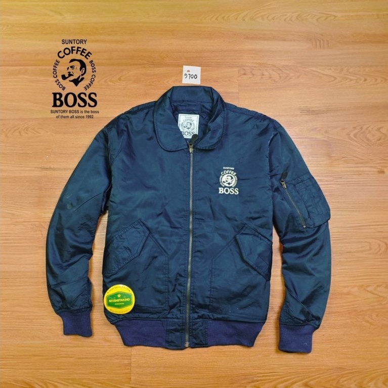 suntory coffe bos Casual bomber type cwu 45 jacket