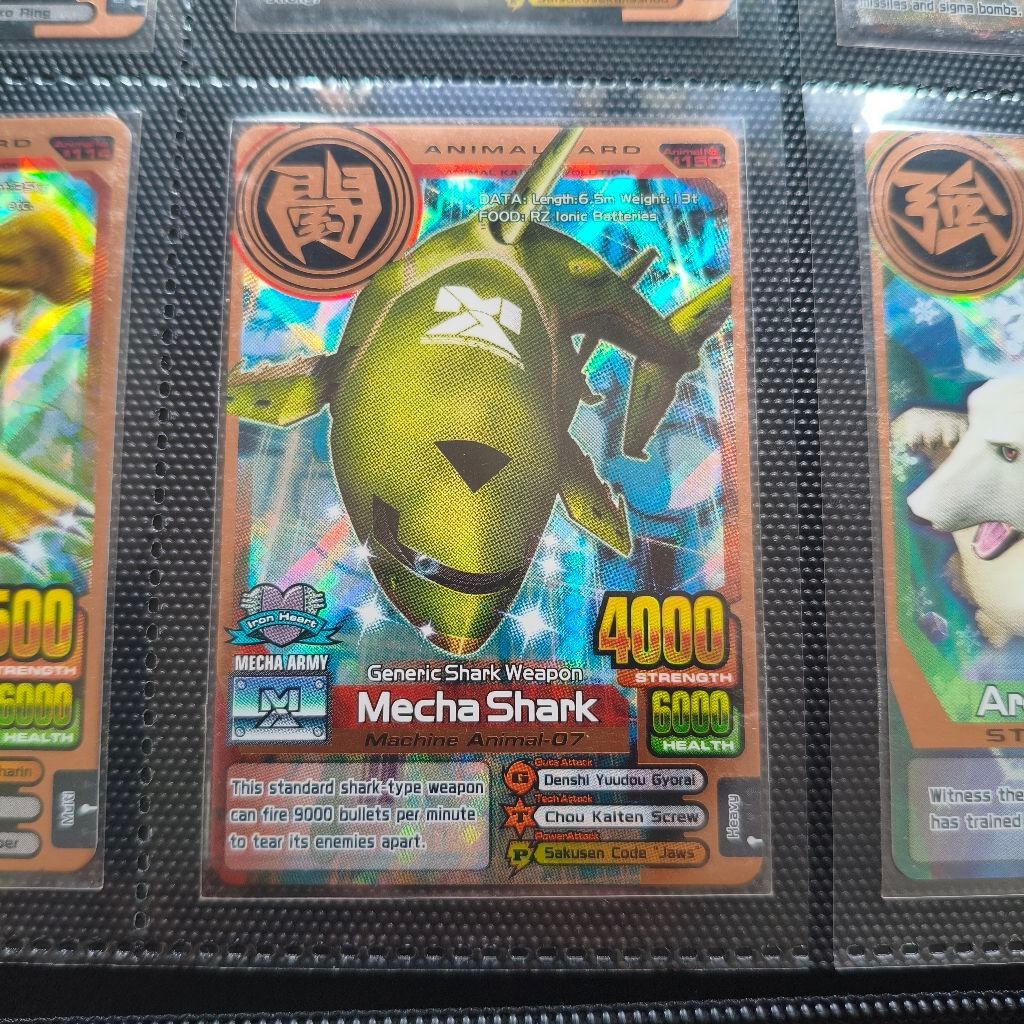 Animal Kaiser Bronze Card Mecha Shark Evo 8 DX