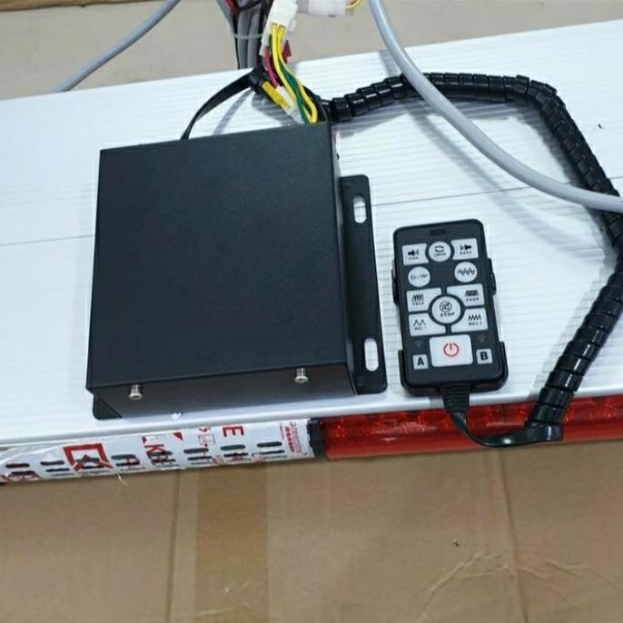 Led Rotator Ambulance Led slim include Toa sirine - merah