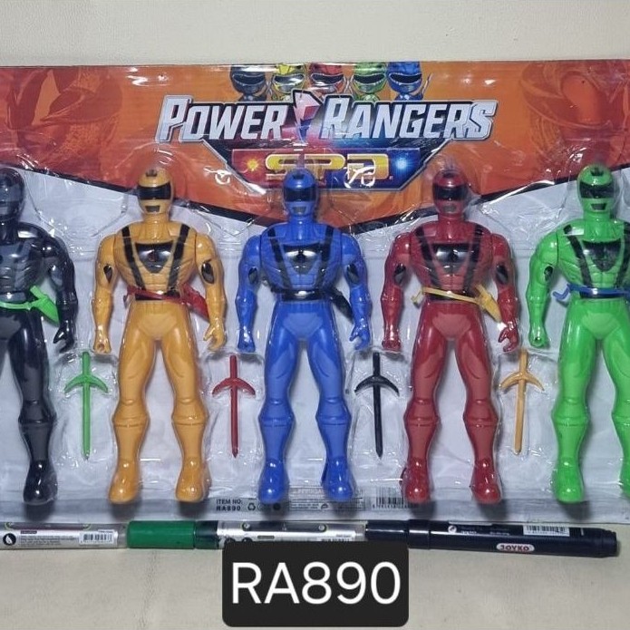 MAINAN ANAK COWOK ROBOT POWER RANGERS SPD 5PCS