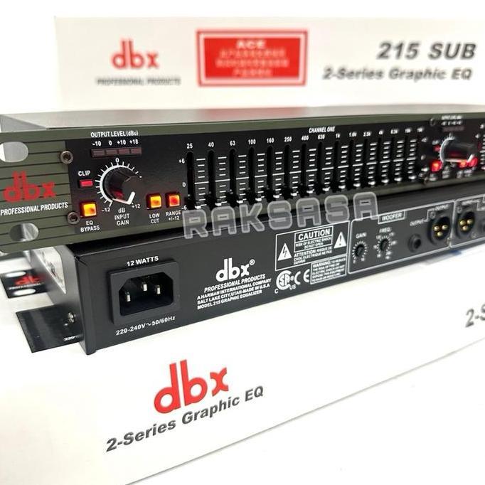 Nada- Equaliser Dbx 215Sub Dbx215 Equaliser Dbx 215 + Subwoofer