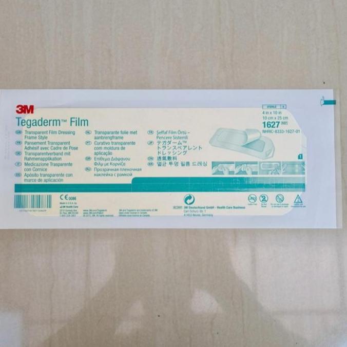 Medico- Tegaderm 1627 / Tegaderm 3M / Tegaderm Film 10X25Cm/ Plester Tahan Air