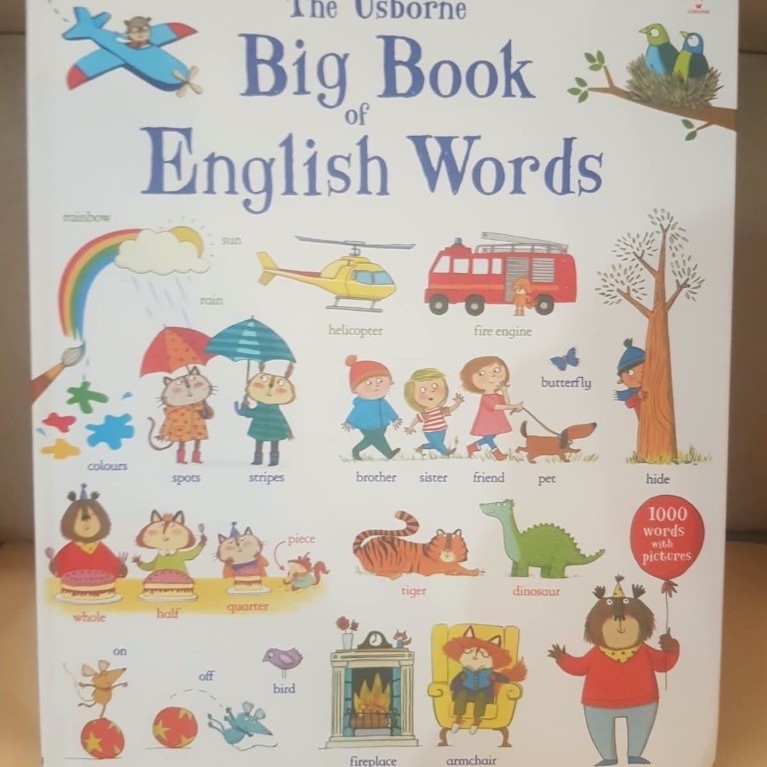 USBORNE - BIG BOOK OF ENGLISH WORDS - MY FIRST WORD BOOK