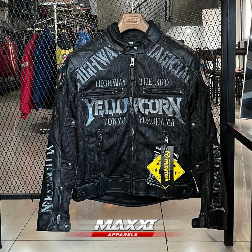 Jaket motor Yellow Corn | Yellow Corn Titanium YB - 0109 | Jaket Riding | Original Yellow Corn
