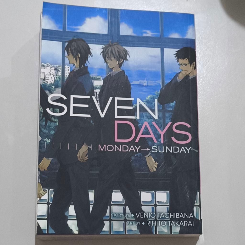 original english seven days BL manga komik boys love yaoi inggris