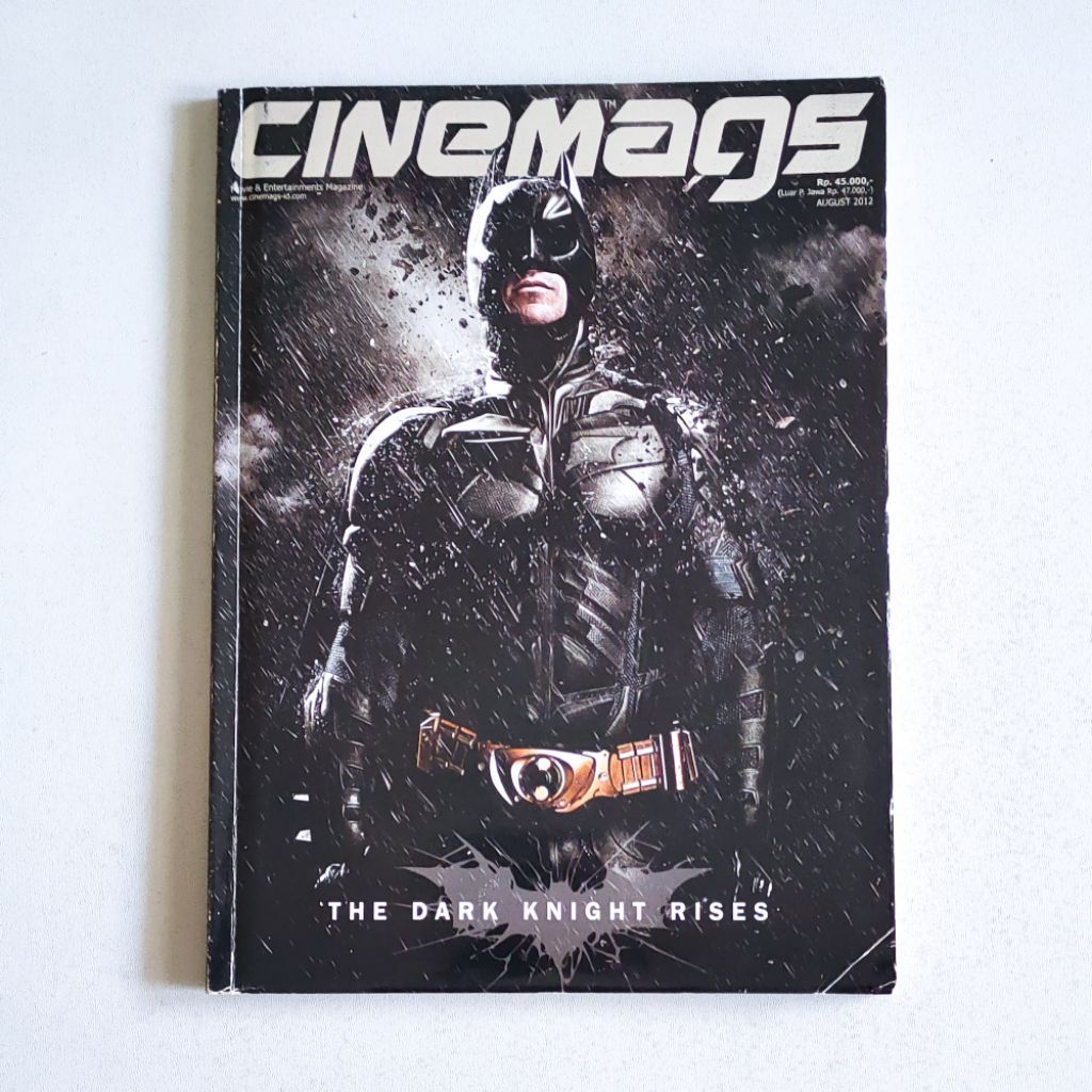 Majalah CINEMAGS Edisi 157 - August 2012 - The Dark Knight Rises + bonus poster