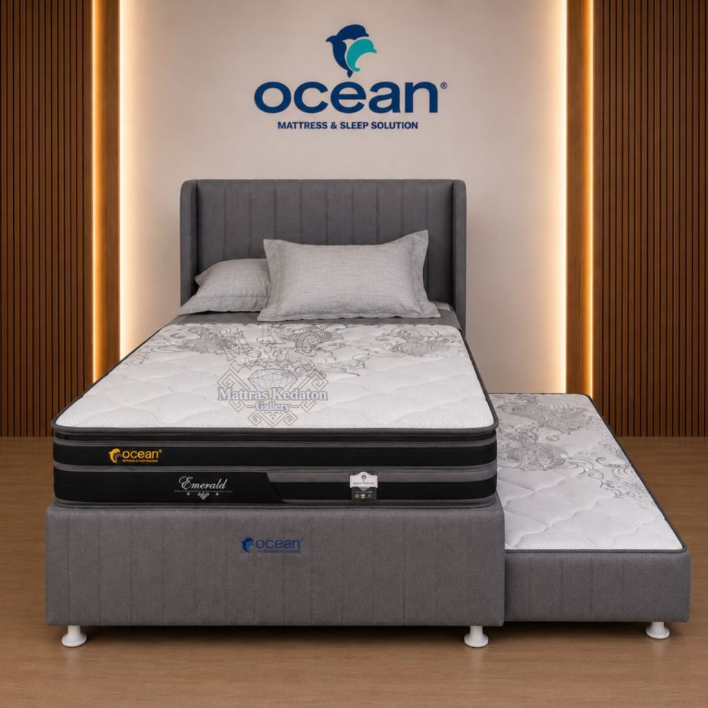 Kasur Ocean 3 in 1 Sorong Emerald 120x200 | Springbed Sorong Lampung | Mattras Kedaton Gallery