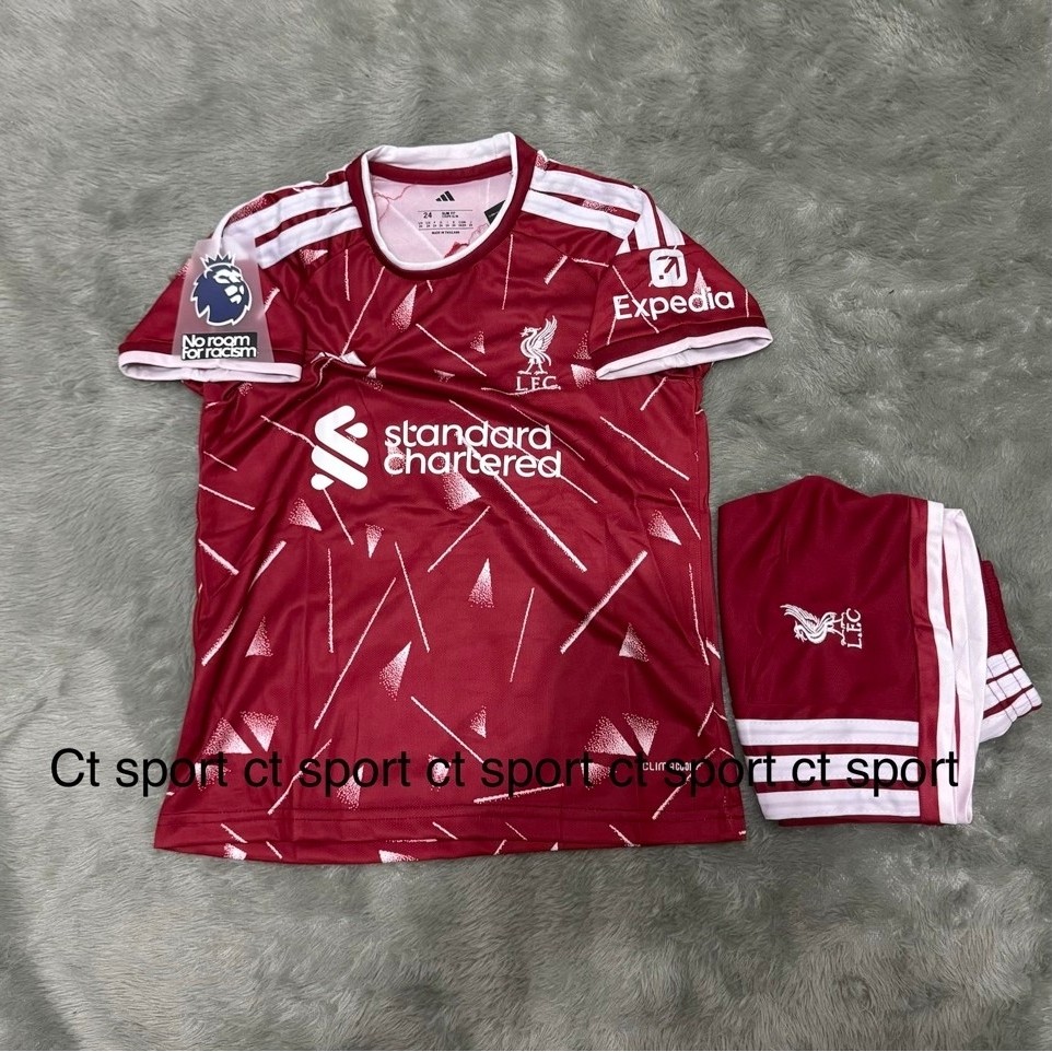 full patch epL jersey kids ( anak - anak ) Liverpool home 2026/2027 premium baju bola anak anak terb