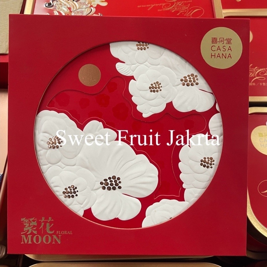 Kie Bulan Casa Hana Isi 4s ( With Lotus ) ( Green Tea Lotus ) (Pure Lotus with Yolk ) ( Panda Lotus 