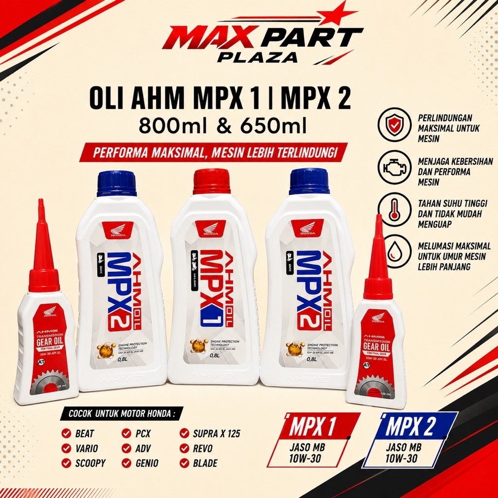 OLI AHM MPX 1 | AHM OIL MPX2 | GARDAN AHM OIL | ORIGINAL 100%