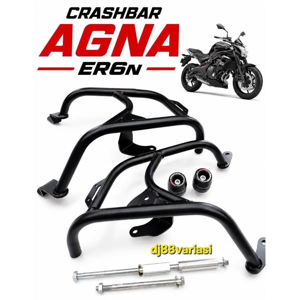 crashbar agna er6n pelindung mesin body motor agna inspire er6n Diskon