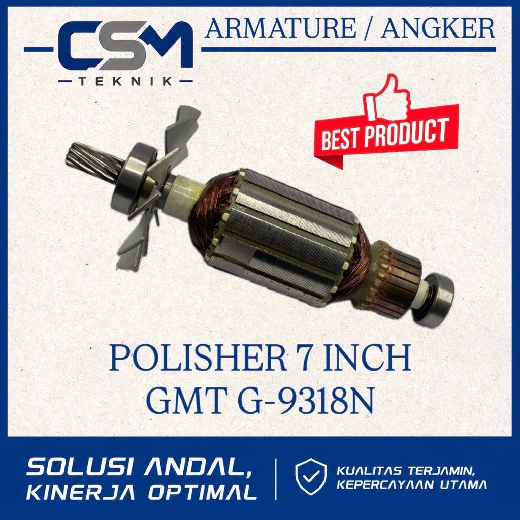 ARMATURE POLISHER GMT G-9318N ANGKER MESIN POLES GMT G 9318N