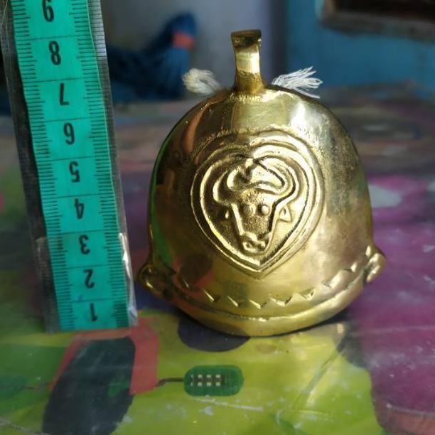 Kalung sapi kecil/pedet + lonceng Aksesoris