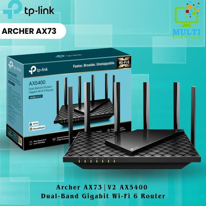 TP-Link Archer AX73 Router Wi-Fi 6 Dual-Band Gigabit 5400 Mbps