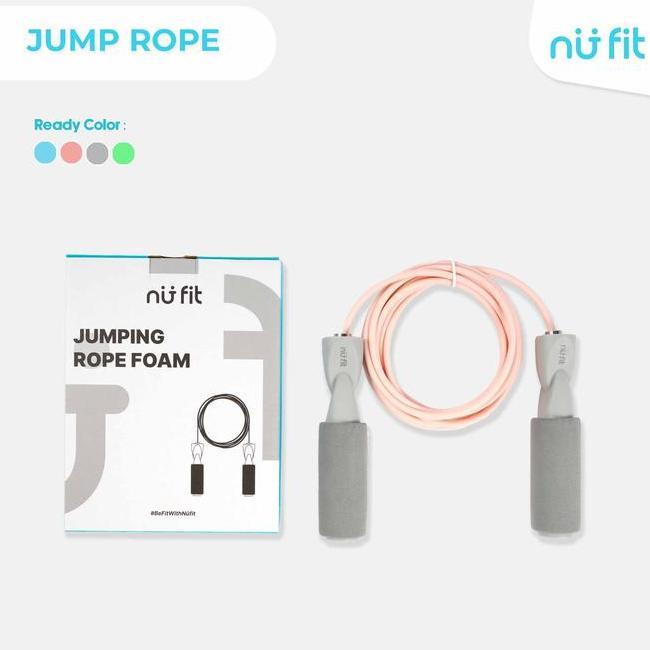 Nu Fit Tali Skipping Jump Rope Tali Skipping Skipping Skipping Jump Lompat Tali Foam Jump Rope Skipp