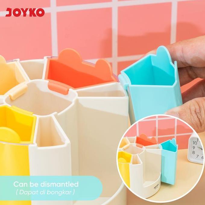 JOYKO Desk Set Rotatable Tempat Alat Tulis Dapat Diputar DS-68 HCS