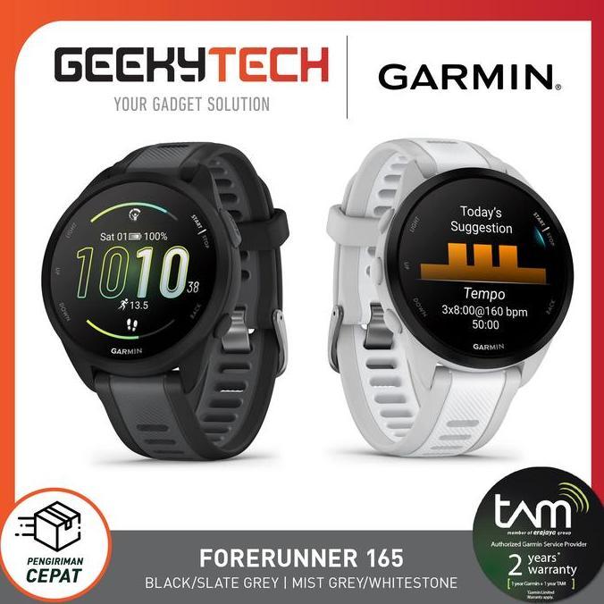 Garmin Forerunner 165 / FR165 Smartwatch / Running Watch - Resmi TAM