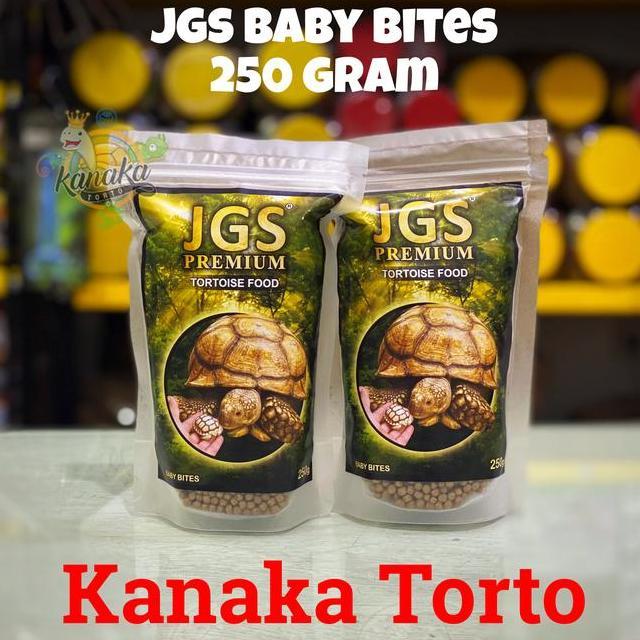 Jgs Baby Bites 250 Gram Tortoise Food Sulcata Palis Aldabra