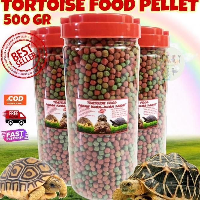 Gr In Jar Makanan Pakan Pelet Kura Kura Darat Sulcata Sulkata Palis Indian Star Aldabra Russian Tort