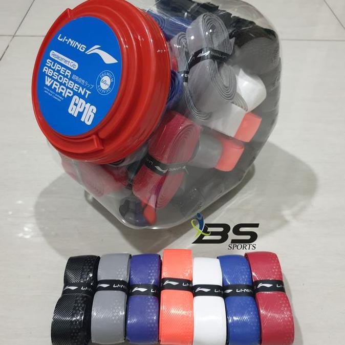 GRIP RAKET BADMINTON KARET LINING ASLI ORI ORIGINAL 100%
