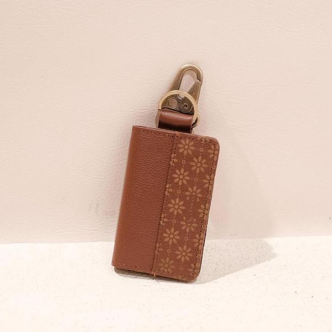 Leswan - Gantungan Kunci Tempat STNK SIM Kulit Asli - Selyn Keychain MTL