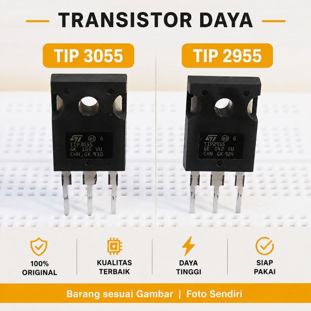 transistor TIP2955 TIP3055 satu set 2955 tip 3055 ST mosfet