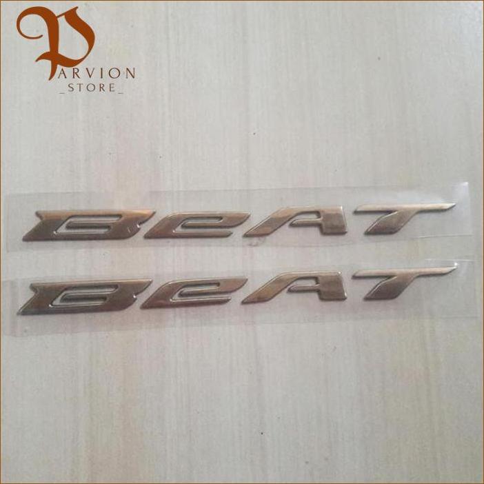 EMBLEM STIKER TIMBUL HONDA BEAT 3D ORI 1SET KANAN KIRI PROMO