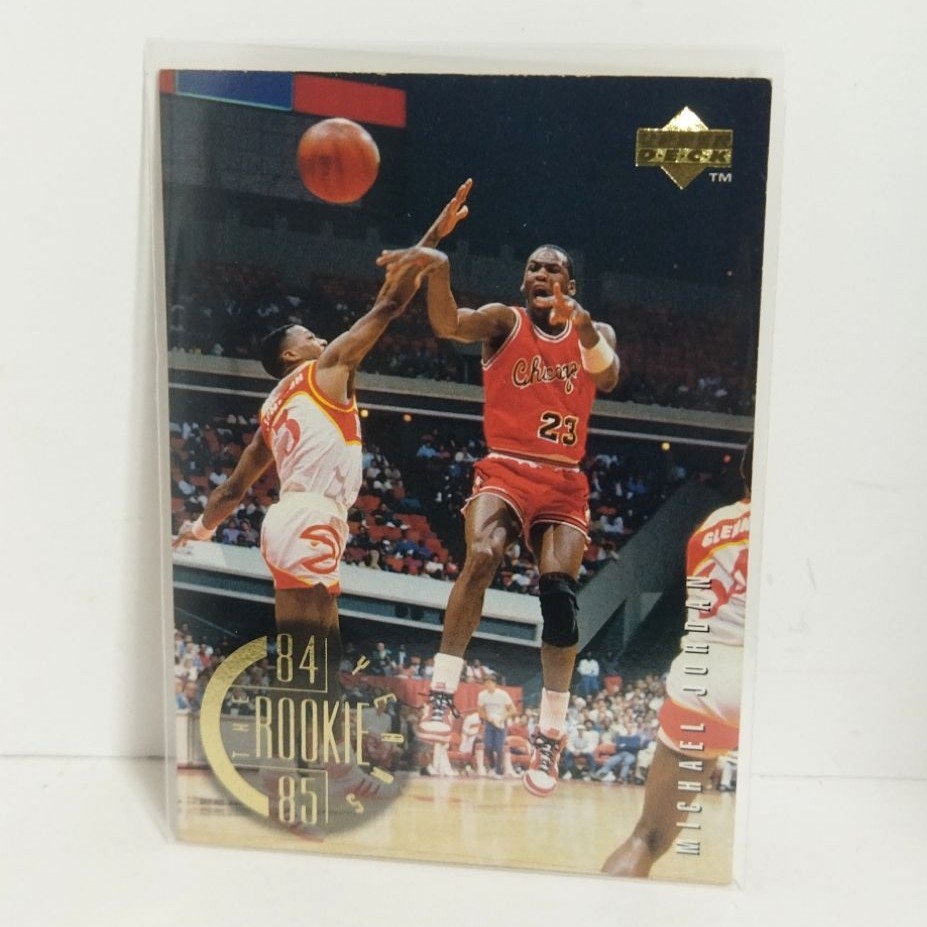 kartu basket nba original 1995 upper deck michael jordan the rookie years