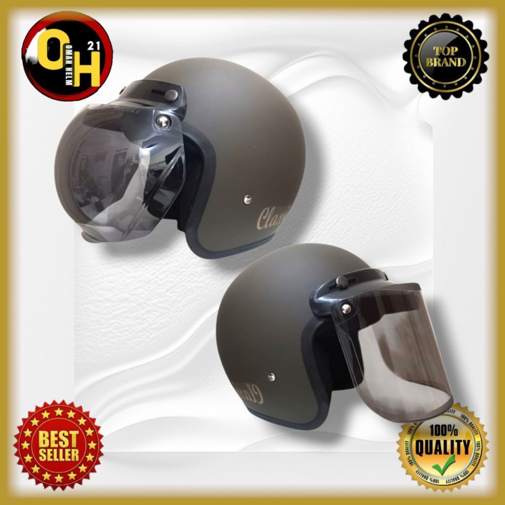 Helm Bogo SNI COKLAT DOFF DEWASA