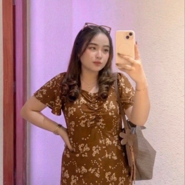Daster Athalia Bahan Rayon Busui Mewah Cantik Elegant