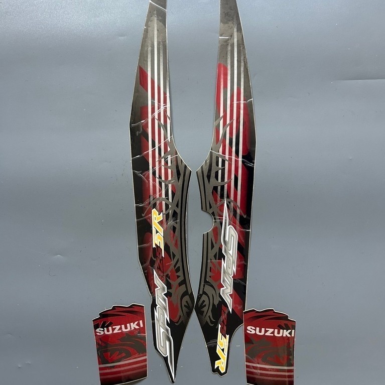 STRIPING STIKER SPIN SR 2010 HITAM