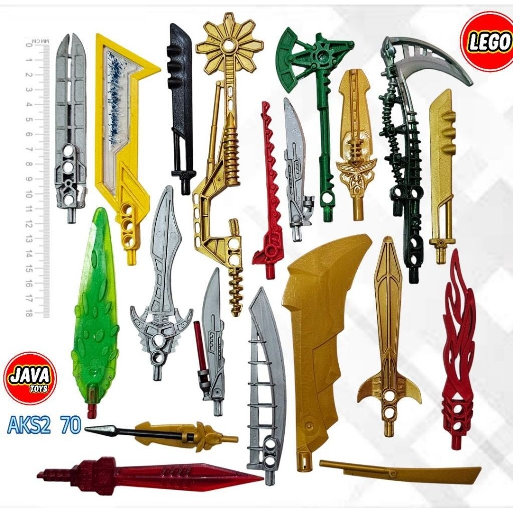 LEGO PART ( AKS2 70 ) Aksesoris senjata Lego Bionicle. Desain Inspirasi Bionicle & Hero Factory