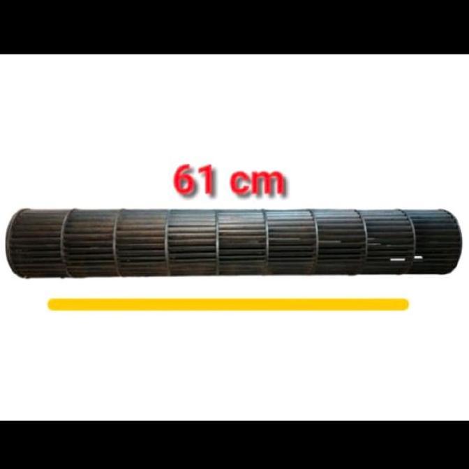 CROSS FAN BLOWER INDOOR AC 1/2 3/4 1PK DIAMETER 10 X 61 CM 100 X 610 MM ORIGINAL CABUTAN BEKAS PAC79