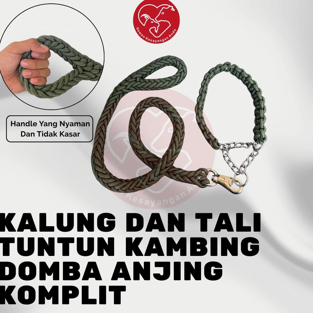 Kalung Dan Tali Tuntun Kambing Domba Kuat Dan Praktis Aksesoris