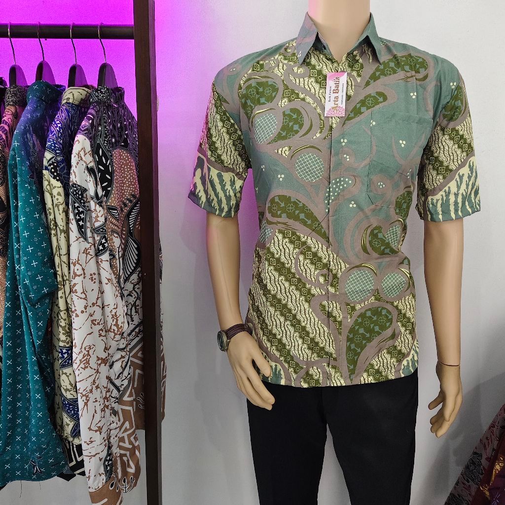 hem batik mulyo sage original arta batik KODE 007 batik lokal batik seeno paarang ori 9.9 26 batik h