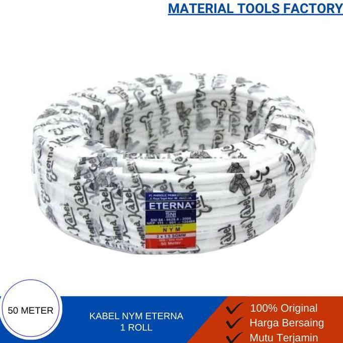 Kabel Eterna - Kabel Nym - Kabel Listrik - Kabel Eterna Roll - Kabel Tembaga