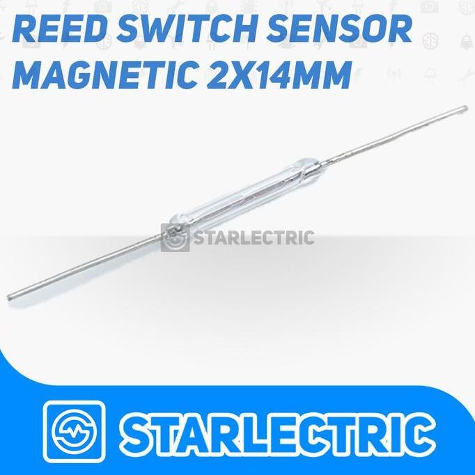 Saklar Reed Switch 2X14Mm Magnetic Sensor Magnn Reed Tube Y213 No