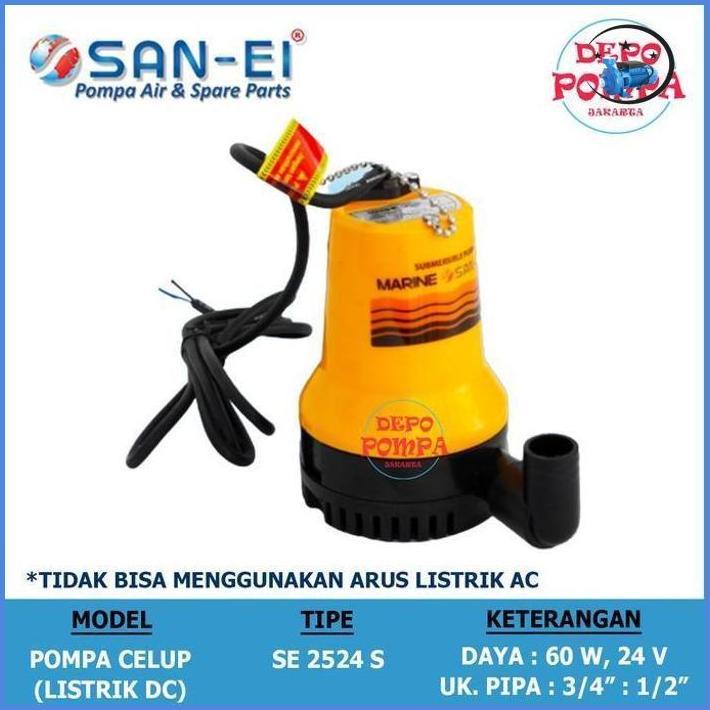 Pompa Celup San Ei 2524 / Pompa Kapal / Pompa Dc 24 Volt Terbatas