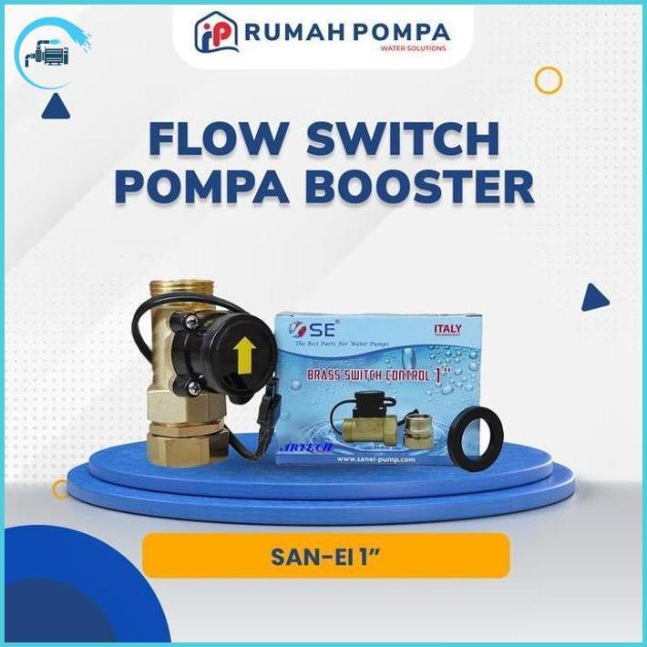 Otomatis Pompa Booster Flow Switch 1" Inch | San-Ei Promo