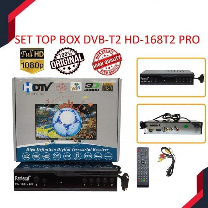 Set Top Box Tv Digital Dvb Receiver Wifi Stb Pantesat Hd99 Hd-99 T2
