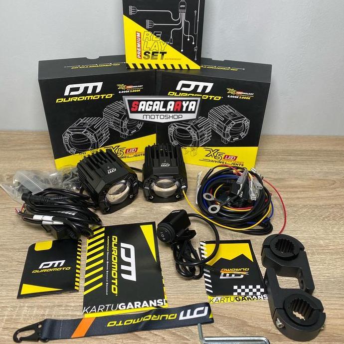 Lampu Duromoto X5 Saklar Ori Duromoto Relayset Duromoto Bracket
