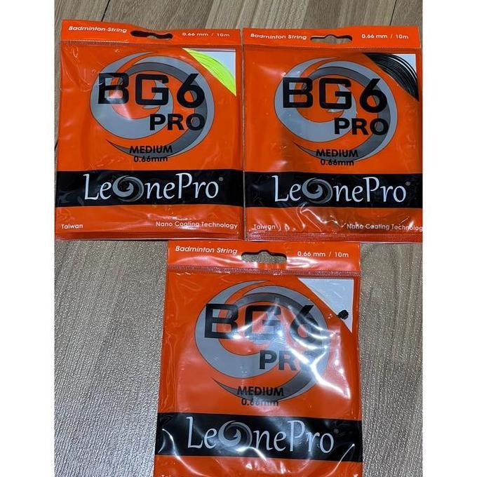 Pluimbal- Senar Bton - Senar Raket Leonepro Bg 6 Pro