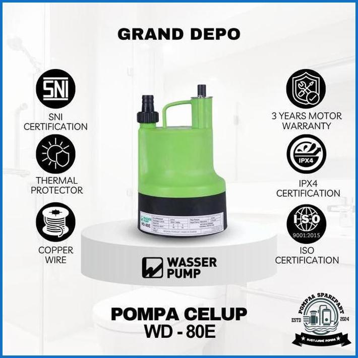 Pompa Air Celup Wd 80E Wasser / Pompa Celup Wasser Ready