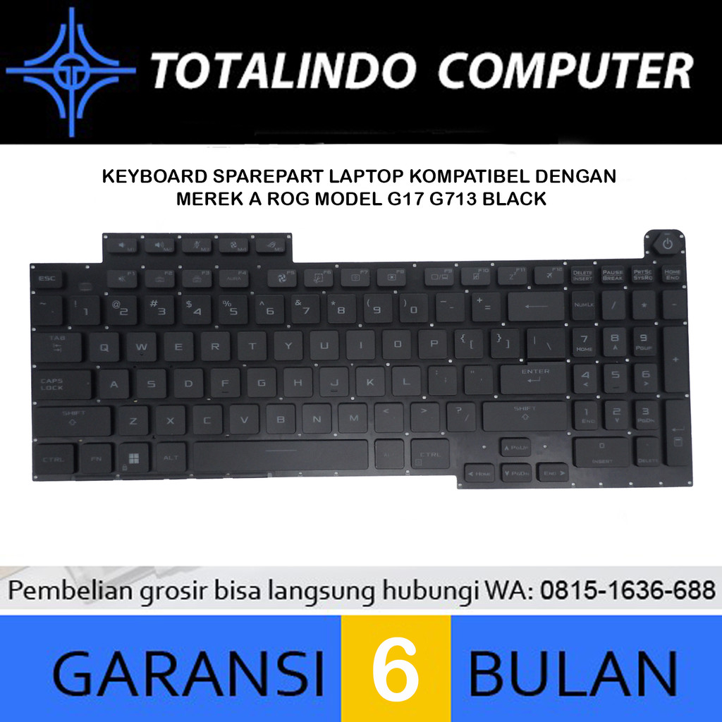 Keyboard Asus Rog Strix g17 g713