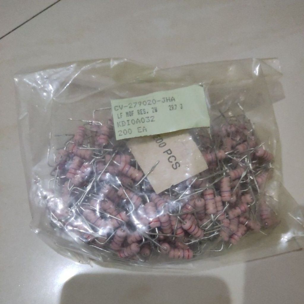 resistor 2 watt 10ohm original japan asli METAL OXIDE RESISTOR